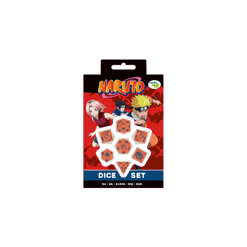 Set de Dés Naruto x7