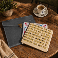 Scrabble Magnétique Duplicate Encoches Gris