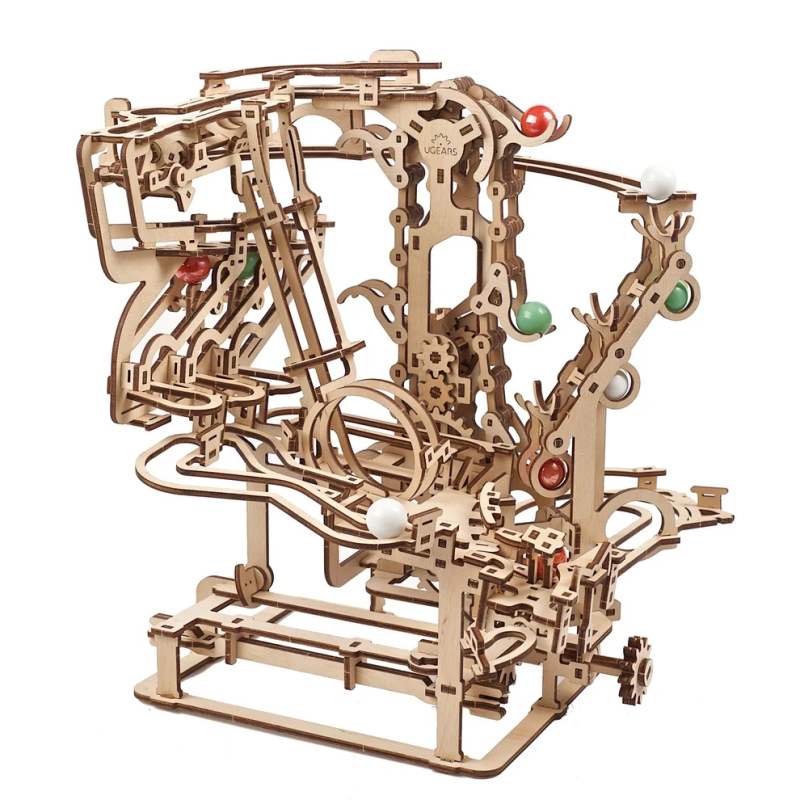 Puzzle 400 pièces 3D Bois - Marble Run Chain - Parcours à Bille