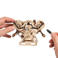 Puzzle 3D 776 pièces Bois - V8 Engine