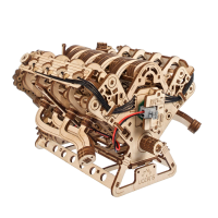 Puzzle 3D 776 pièces Bois - V8 Engine