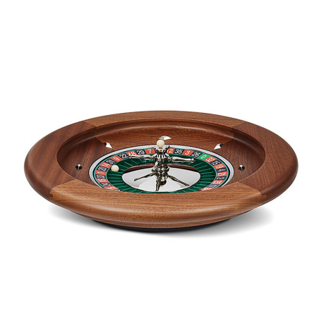 Roulette Luxe Bois d'Acajou 36 cm - Casino Monte Carlo