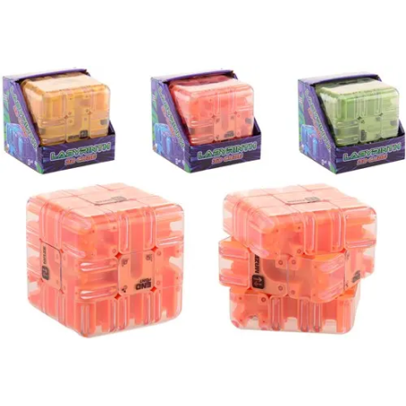 Cube 3x3 Labyrinthe Transparent