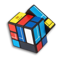 Cube 3x3 Mondrian