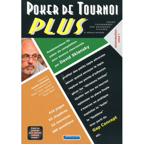 SLANSKY - Poker de tournoi plus