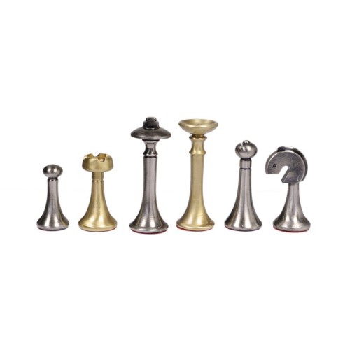 Pièces Echecs Métal Moderne...