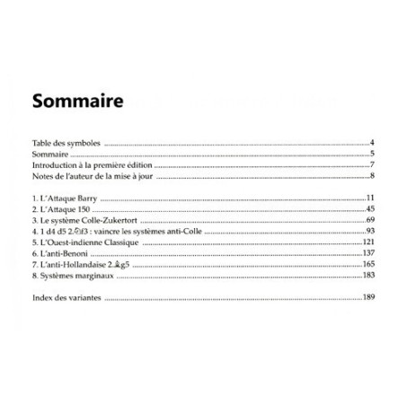 SUMMERSCALE, JOHNSEN - Répertoire d'ouverture efficace