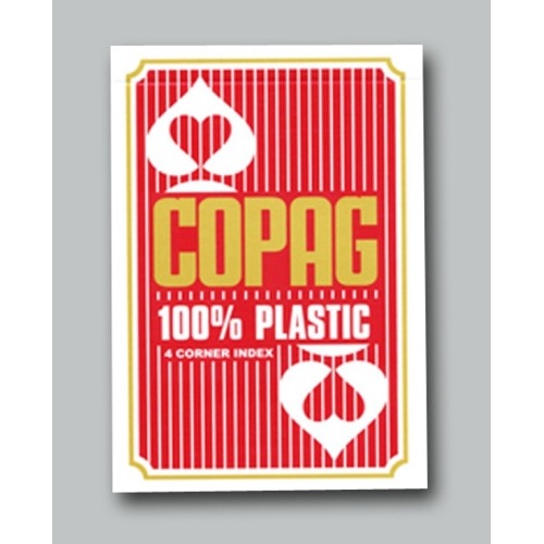 Cartes Copag 4 index Jumbo - Rouge