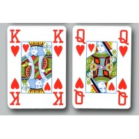 Cartes Copag 4 index Jumbo - Rouge