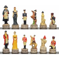 Coffret d'échecs Napoléon-Wellington n°3 (40cm)