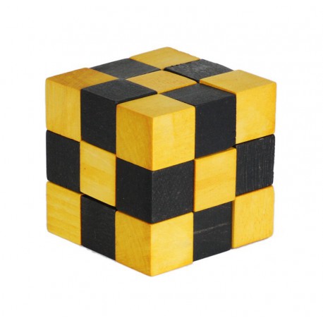 Cube élastique jaune/noir