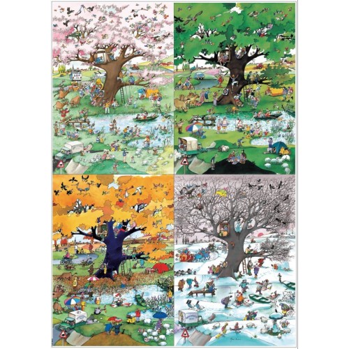Puzzle 2000 pièces - Quatre...