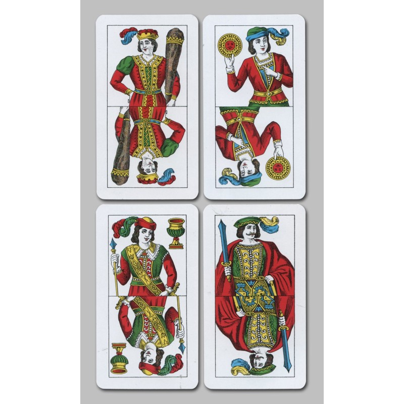 2 fois 52 cartes ancien à jouer Jeu de grimaud petite taille