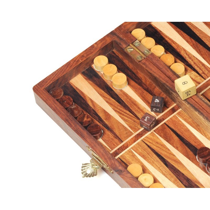 Relaxdays jeu d'échecs 3 en 1 - dames - backgammon - jeu de voyage - magnétique